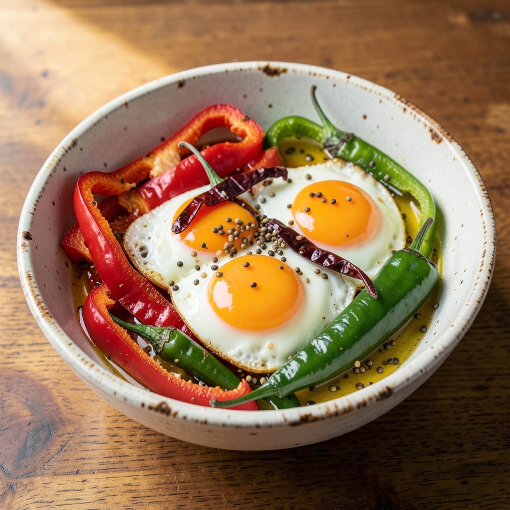 Capsicum Egg Fry Recipe: Spicy South Indian Breakfast Crunch
