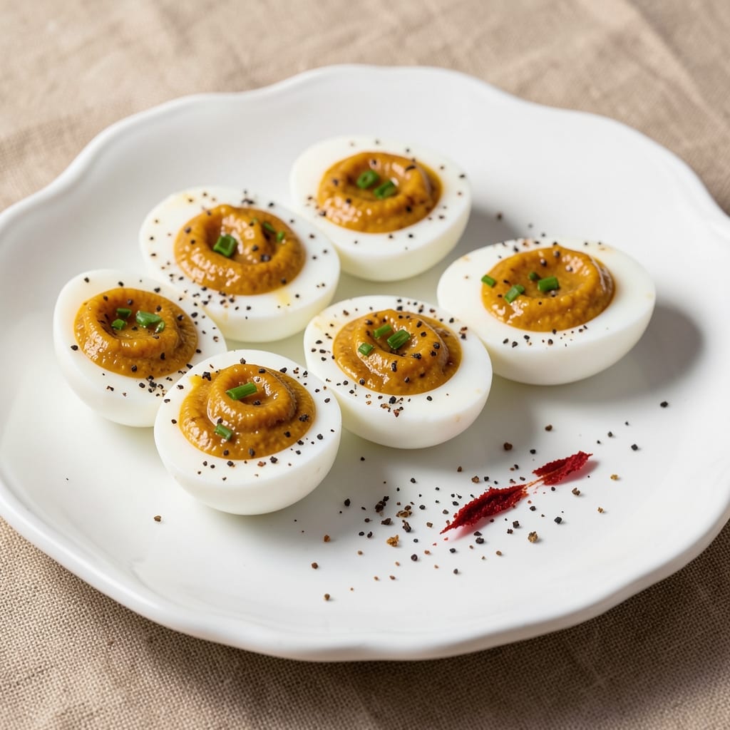 Deviled Eggs Recipe for 7 Eggs: Perfectly Balanced Creamy Yolk and Crisp Celery Bite
