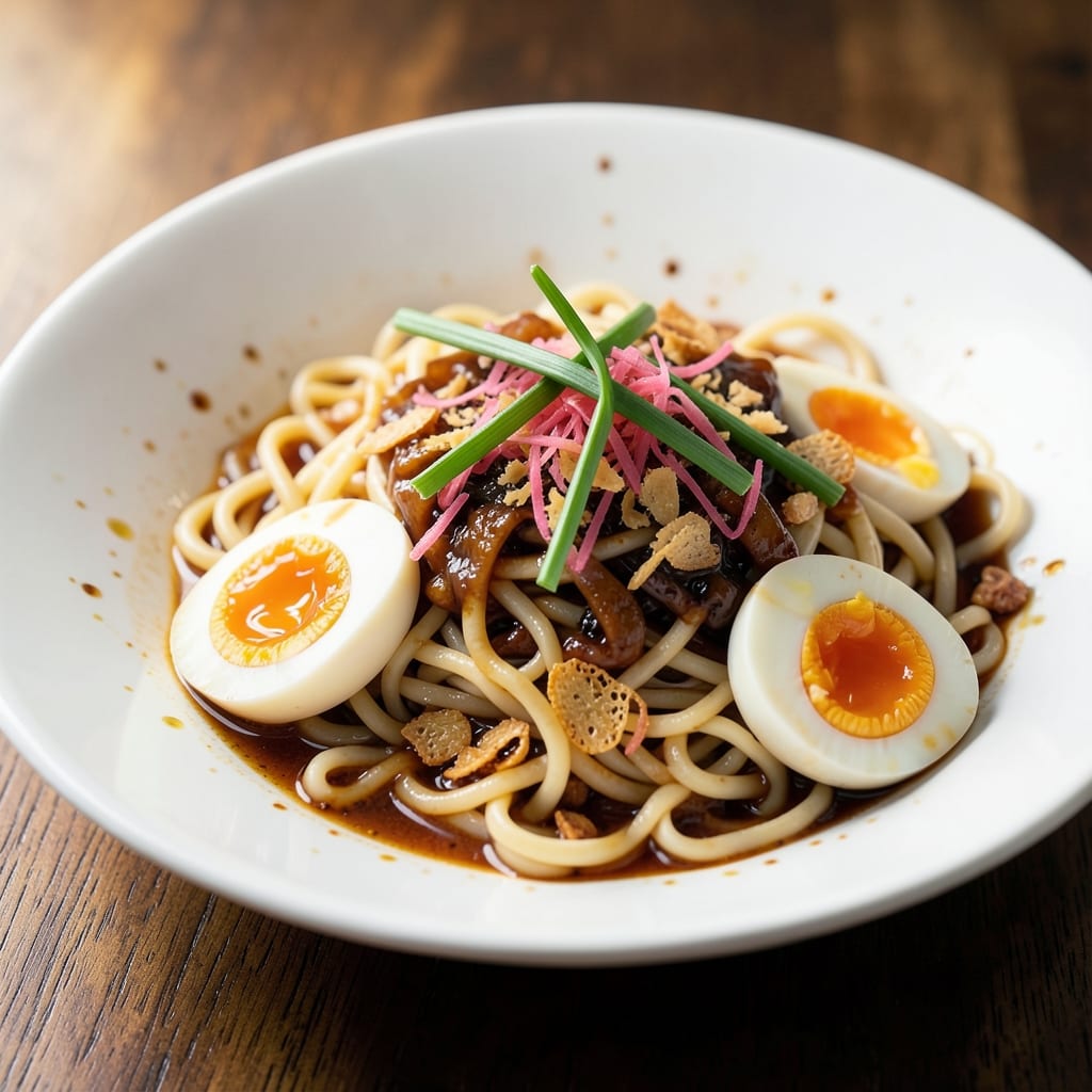 Drunken Egg Noodles Recipe: Boozy, Silky Noodles With Perfectly Poached Eggs