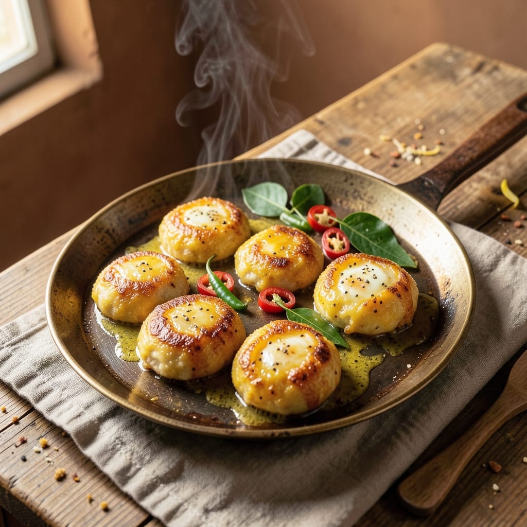 Egg Bajji Recipe in Telugu: Crispy Wonton Cups With Spiced Egg Filling Magic