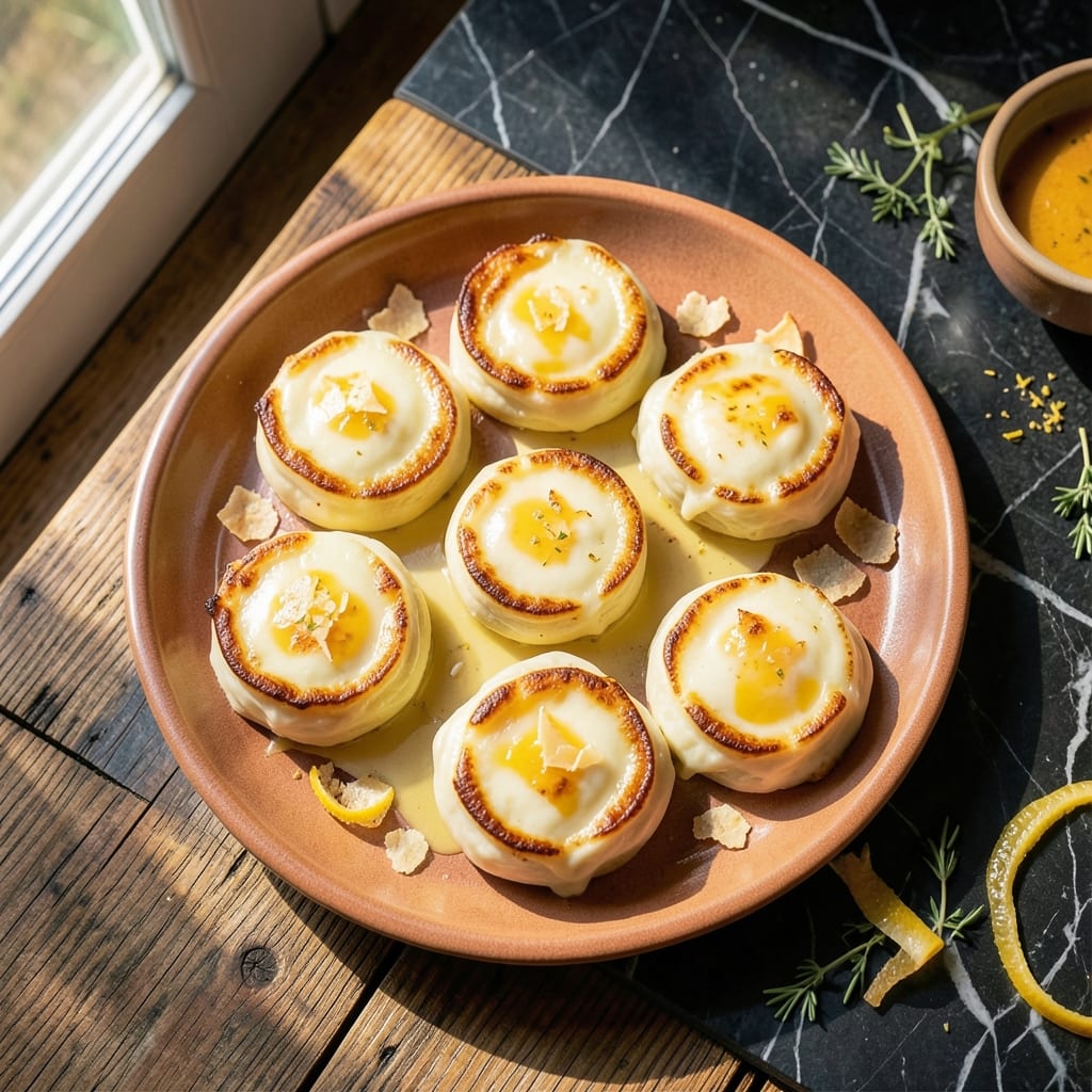 Creamy Egg Bites Recipe: Silky Yolk Rivers in Crispy Wonton Crusts