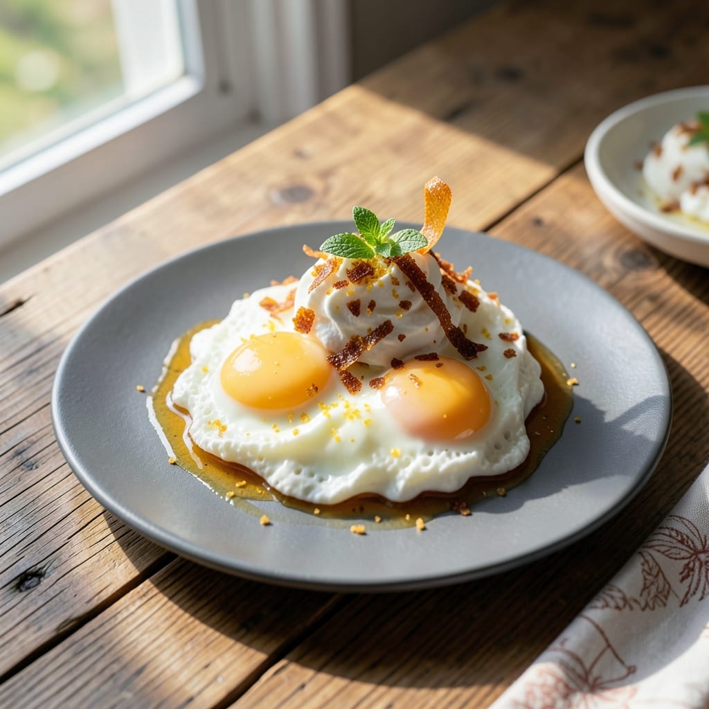 Boiled Eggs Dessert Recipe: Silky Meringue Clouds With Hidden Citrus Zest