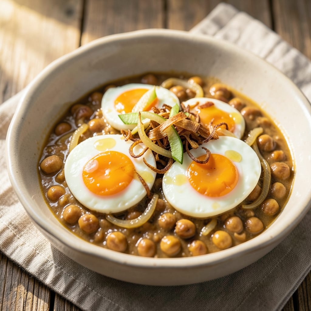 Chana Dal With Egg Recipe: Spiced Chickpea and Egg Fusion With Tamarind Tang