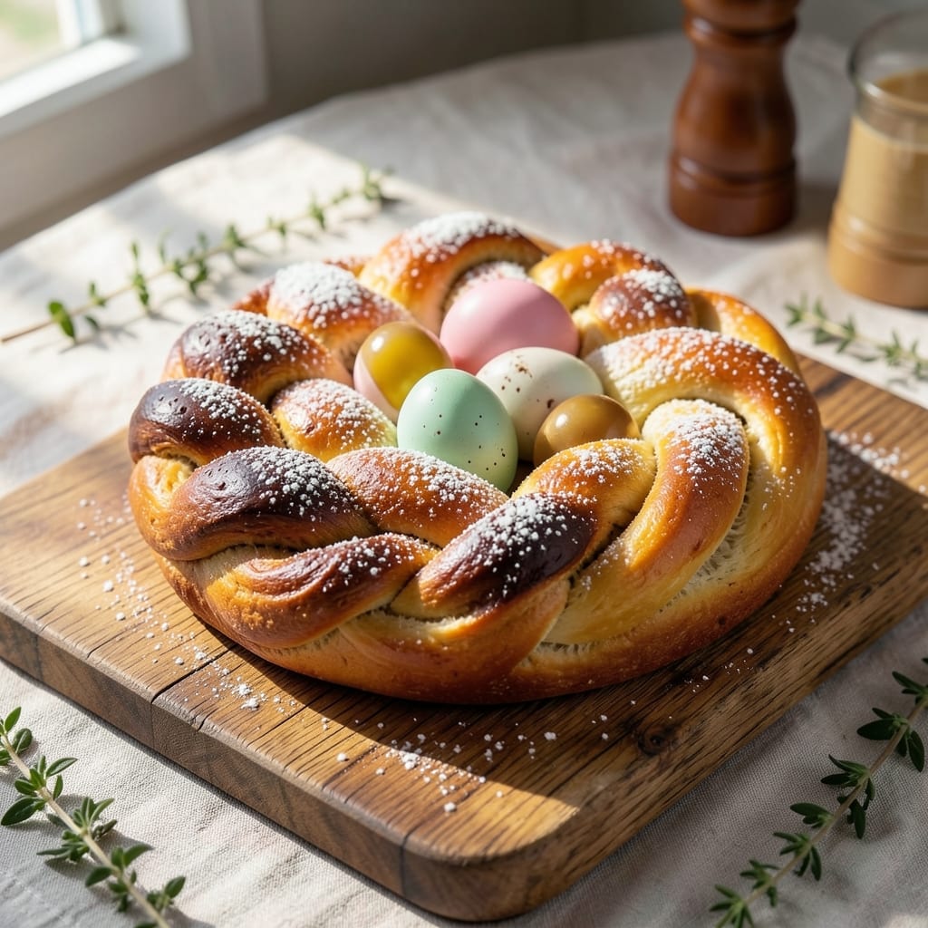 Braided Easter Egg Bread Recipe: Sweet Swirls and Buttery Crust Magic