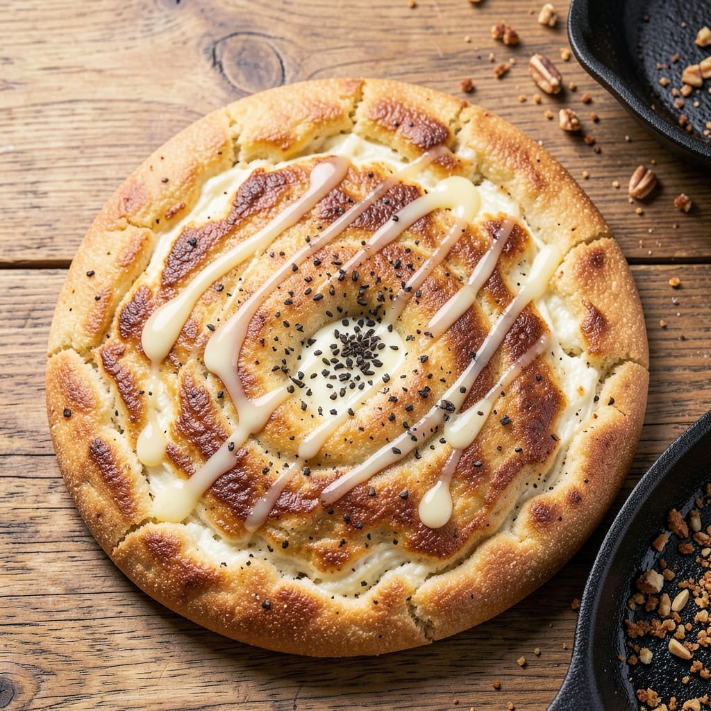 Cottage Cheese Egg Almond Flour Flatbread Recipe: Flaky Layers With Savory Eggy Richness
